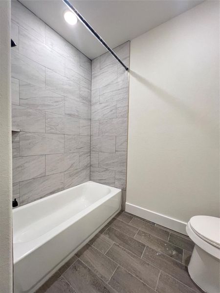 Another angle of guest bathroom