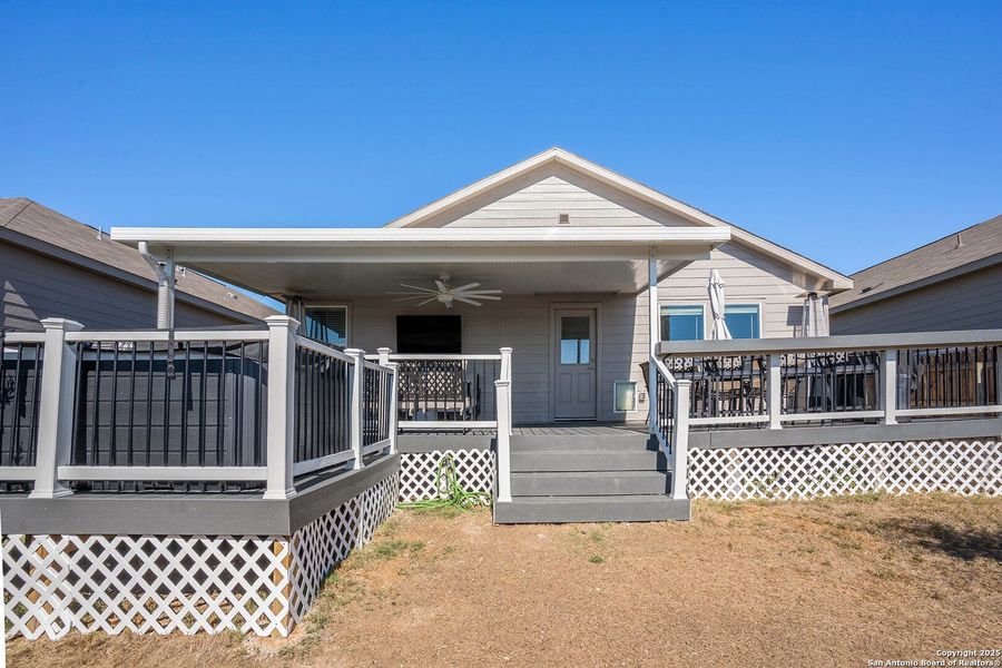 Exterior details and patio area of a home in Mission del Lago: Watermill Collection, San Antonio (Image 24). Exterior details and patio area of a home in Mission del Lago: Watermill Collection, San Antonio (Image 24).