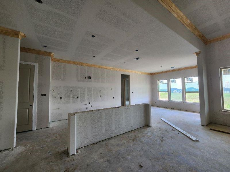 In-progress construction of a new home in Rocky Top, Krum, TX (Image 6).