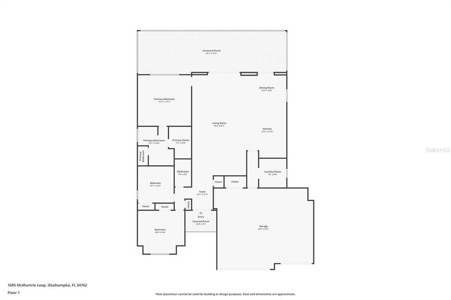 2D floor plan layout of this home in , The Villages, FL (Image 5).