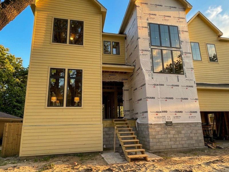 In-progress construction of a new home in , Houston, TX (Image 9).