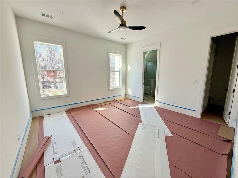 In-progress construction of a new home in , Flowery Branch, GA (Image 21).