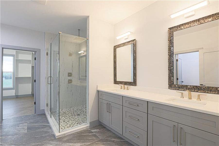 Furnished interior view inside a new home in , Maysville (Image 16).