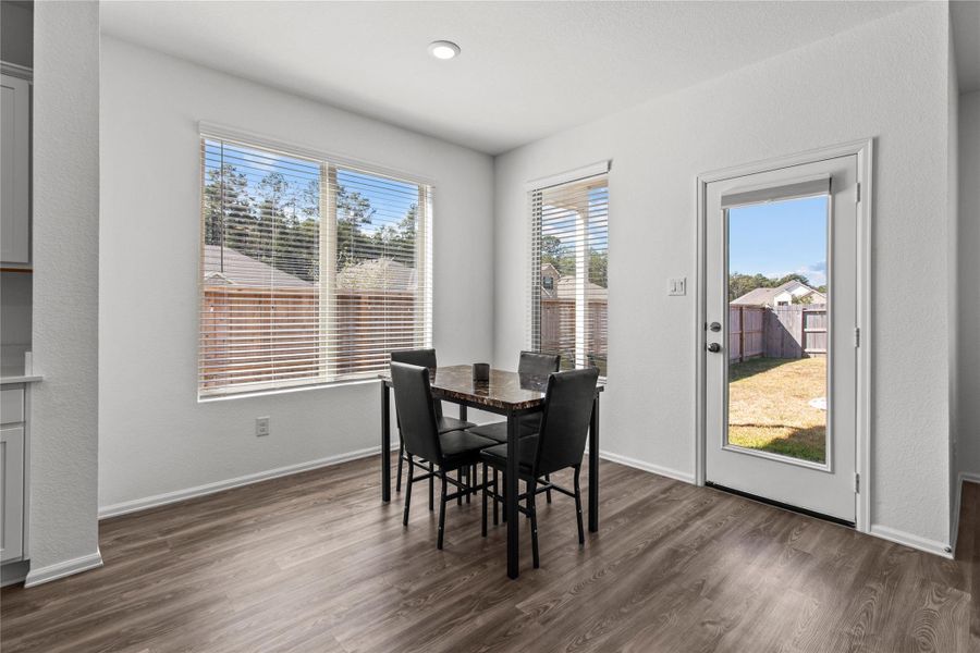 Furnished interior view inside a new home in Tavola: Wildflower II Collection, New Caney (Image 3).