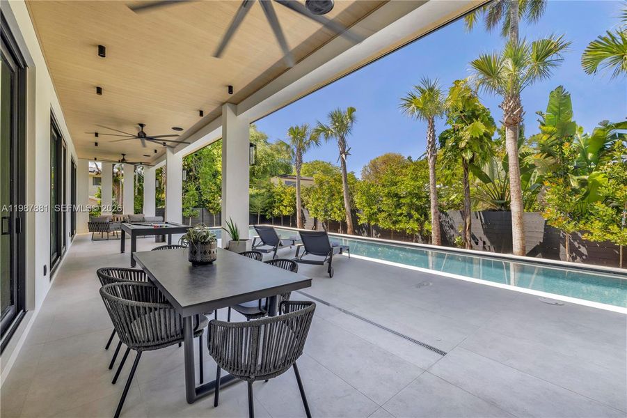 Exterior details and patio area of a home in , Miami (Image 35).