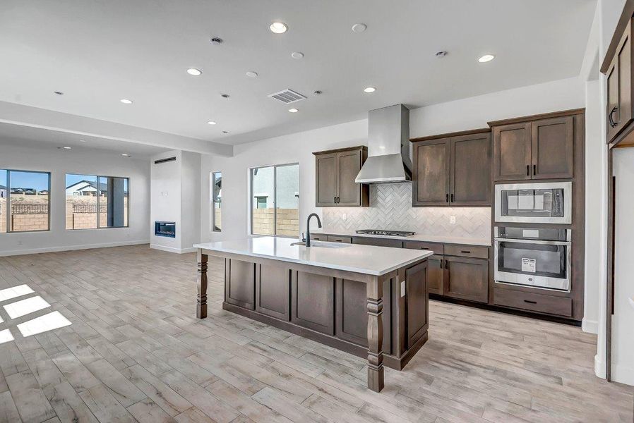 Furnished interior view inside a new home in Overlook at The Dells, Prescott (Image 41).