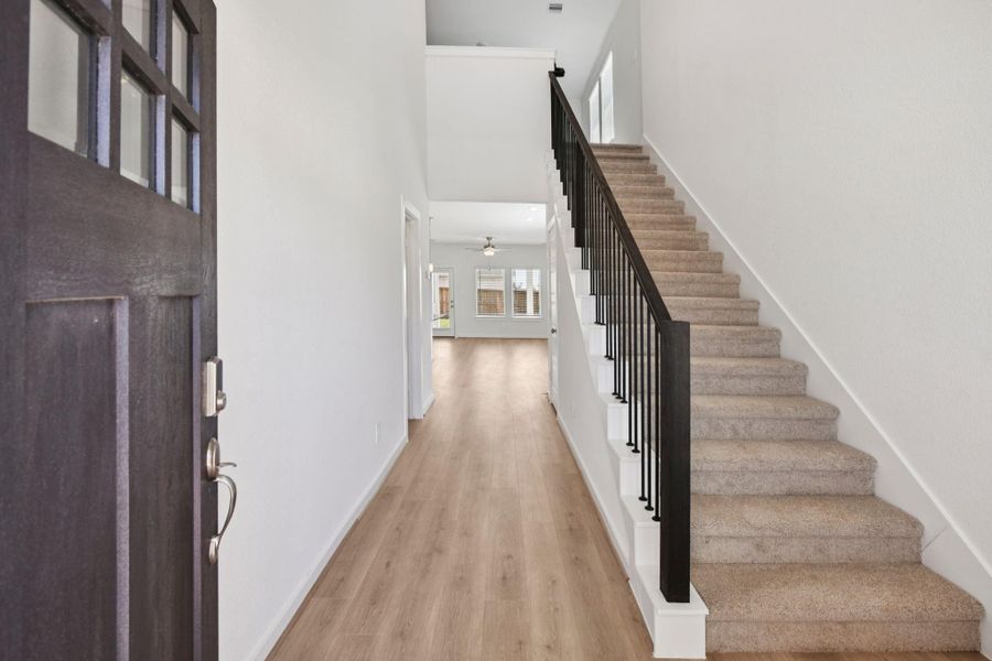 Photo is not of the actual home, but is an inspirational photo of builder’s model home and may depict options, furnishings, and/or decorator features that are not included