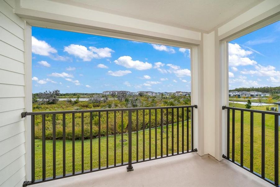 Exterior details and patio area of a home in Chapel Crossings, Wesley Chapel (Image 21). Exterior details and patio area of a home in Chapel Crossings, Wesley Chapel (Image 21).