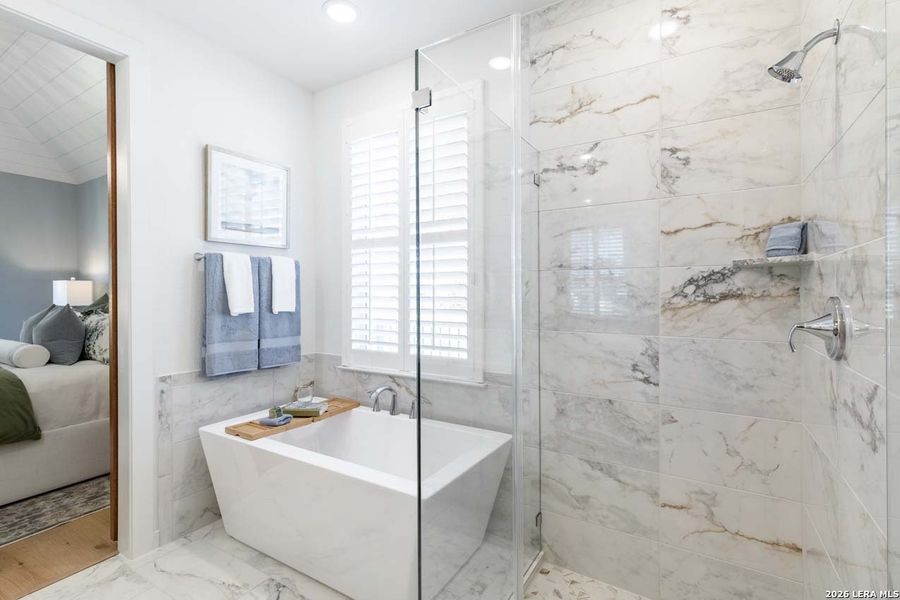 Furnished interior view inside a new home in La Cima, San Marcos (Image 9).