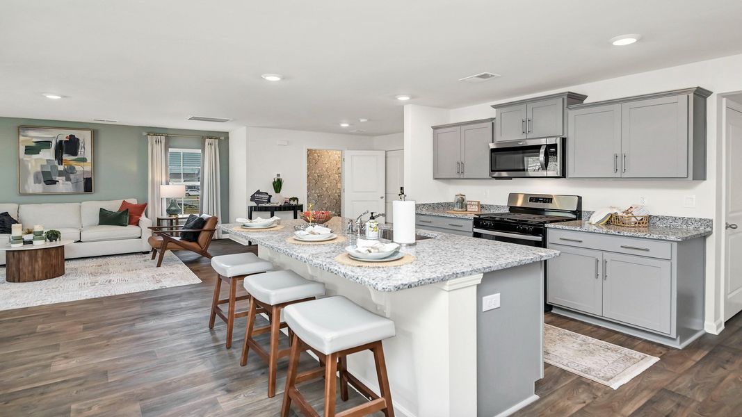 Furnished interior view inside a new home in Grand Oaks, Columbia (Image 4).