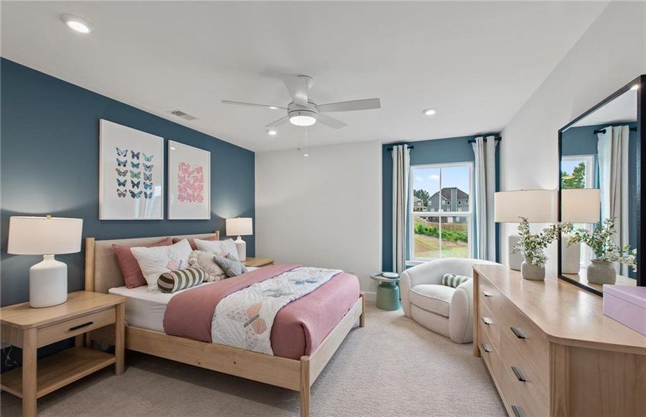 Furnished interior view inside a new home in Watermist at Mirror Lake, Villa Rica (Image 30).