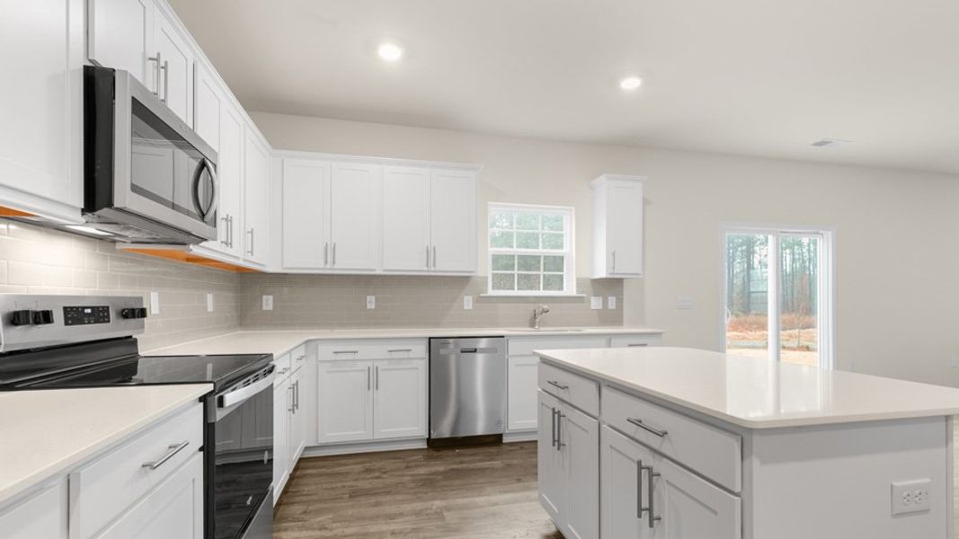 Furnished interior view inside a new home in The Estates at Edinborough, Gibsonville (Image 6).