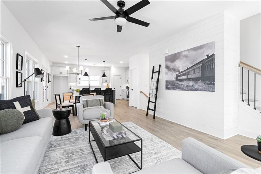 Furnished interior view inside a new home in Stillwood, Hapeville (Image 11).
