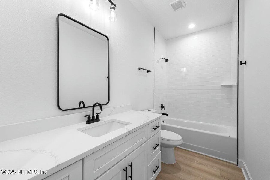 Furnished interior view inside a new home in , Glen St. Mary (Image 7).