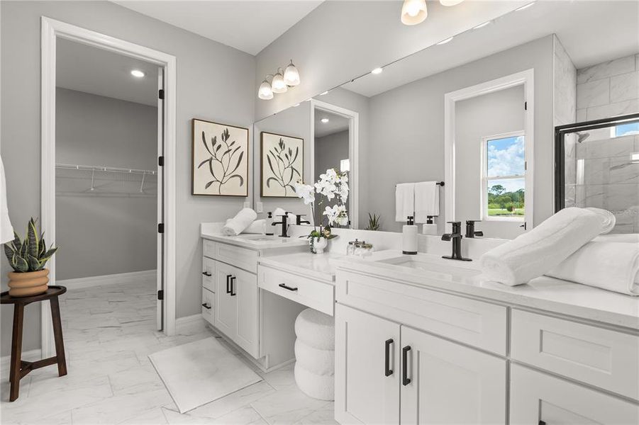 Furnished interior view inside a new home in , Sebring (Image 25).