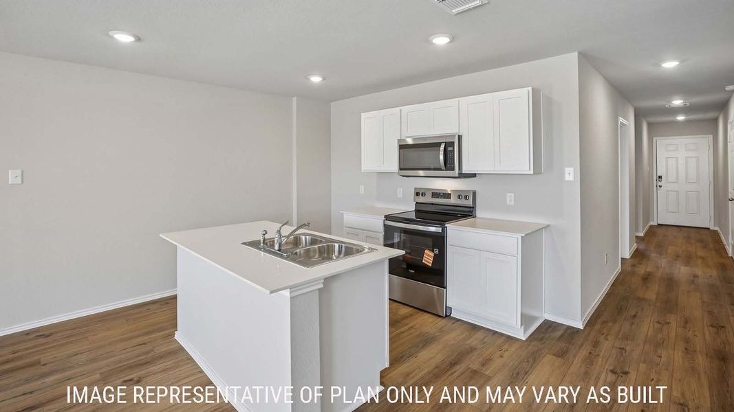 Furnished interior view inside a new home in Eastern Wells, Jarrell (Image 3).