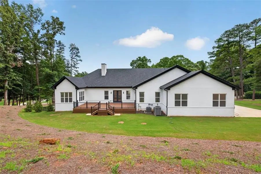 Exterior details and patio area of a home in , Hoschton (Image 29).