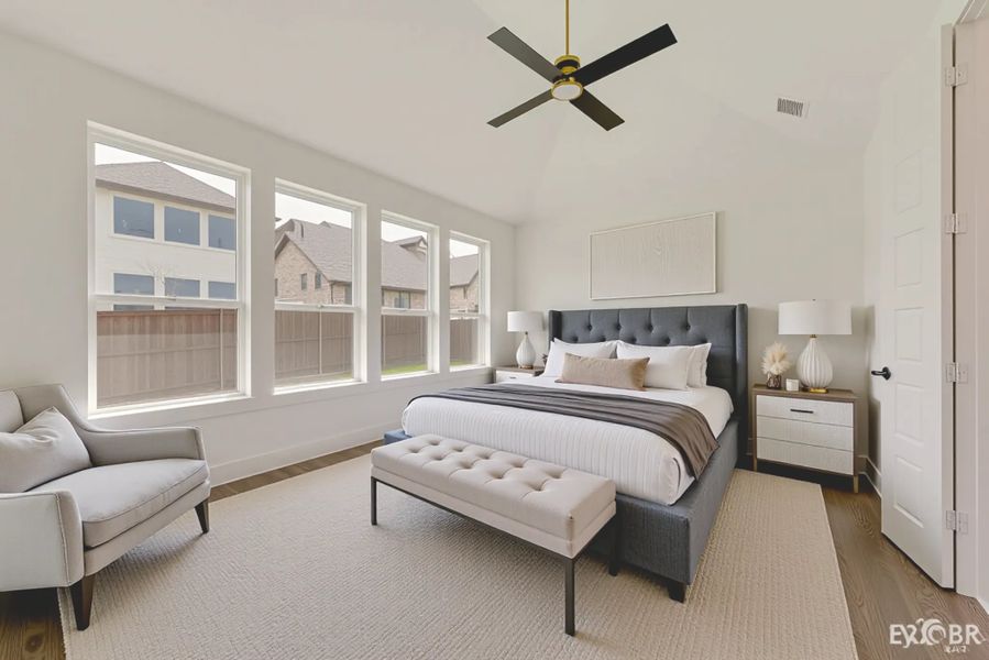 Furnished interior view inside a new home in Estates at Rockhill, Oak Point (Image 15).
