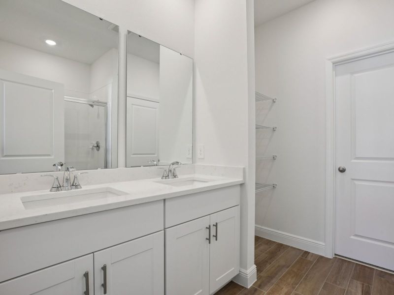 Furnished interior view inside a new home in Cyrene at Minneola - Villas, Minneola (Image 7). Furnished interior view inside a new home in Cyrene at Minneola - Villas, Minneola (Image 7).