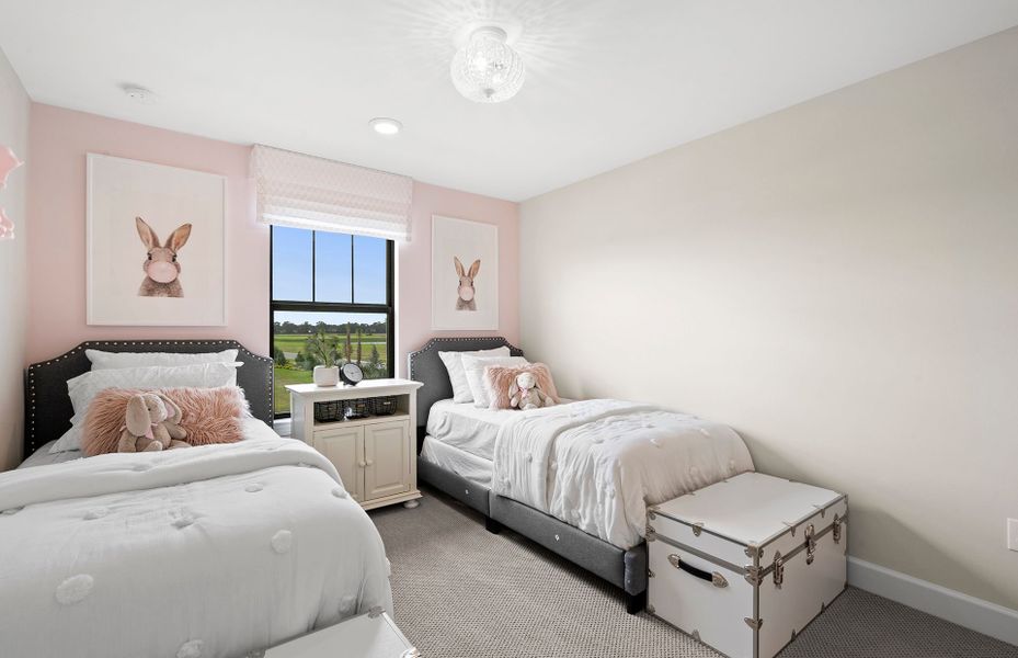 Bedroom 2 shown with 2 beds