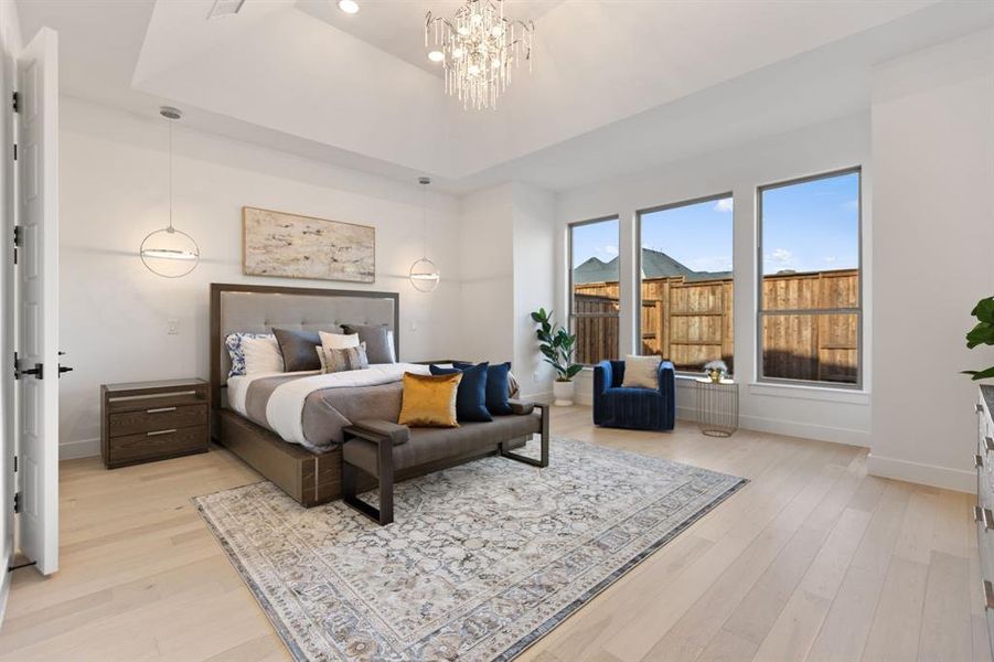 Furnished interior view inside a new home in , Prosper (Image 17).