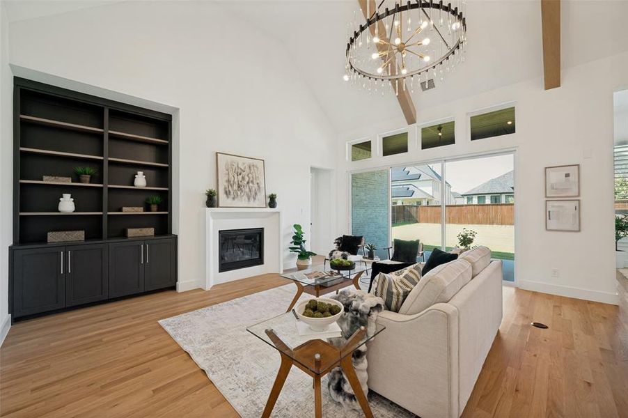 Furnished interior view inside a new home in , Prosper (Image 25).
