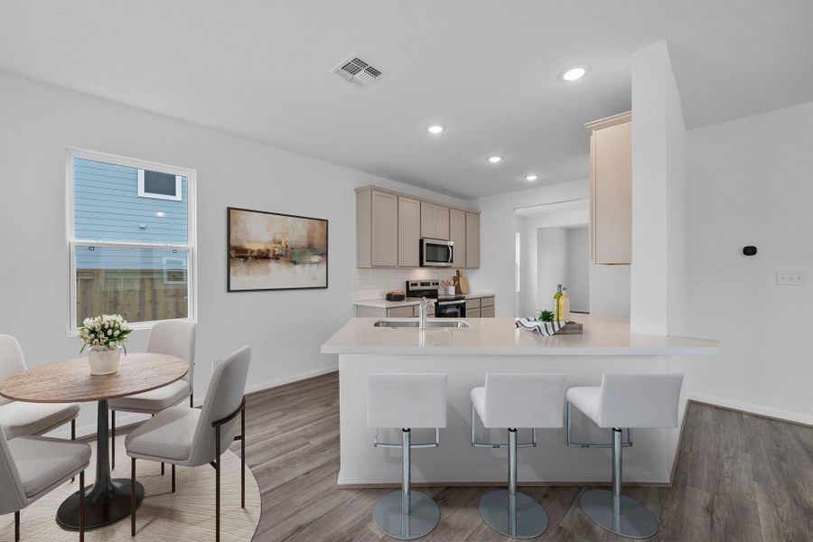 Light & Bright Kitchen - Virtually Staged