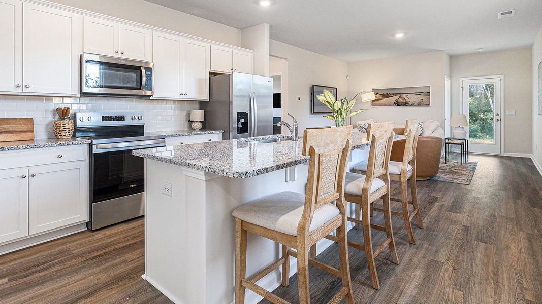 Furnished interior view inside a new home in South Island Landing, Georgetown (Image 4).