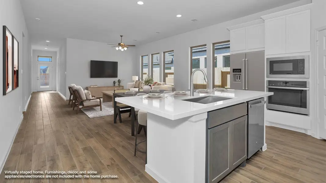 Furnished interior view inside a new home in Candela South, Richmond (Image 9).