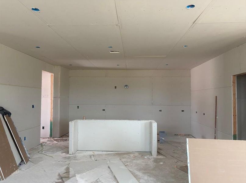 In-progress construction of a new home in La Cima, San Marcos, TX (Image 12).