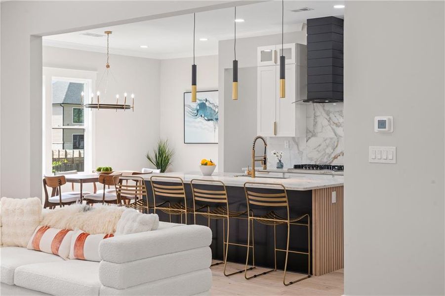 Furnished interior view inside a new home in , Acworth (Image 34).