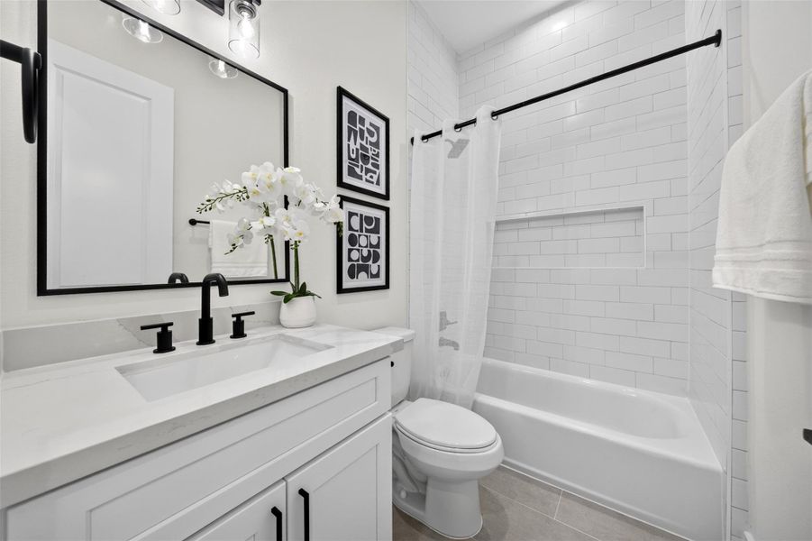 Furnished interior view inside a new home in , Houston (Image 9).