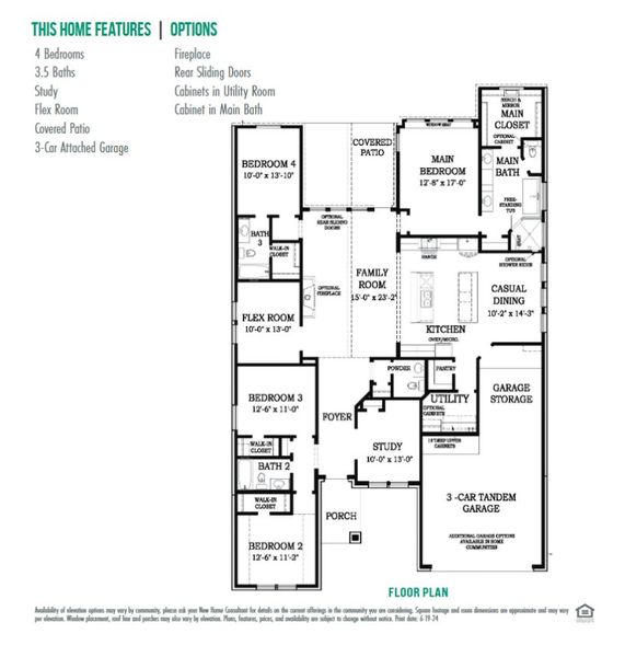 2D floor plan layout for the Lakeway – 65′ Lot by Chesmar Homes in Attwater, Waller, TX (Image 4). 2D floor plan layout for the Lakeway – 65′ Lot by Chesmar Homes in Attwater, Waller, TX (Image 4).