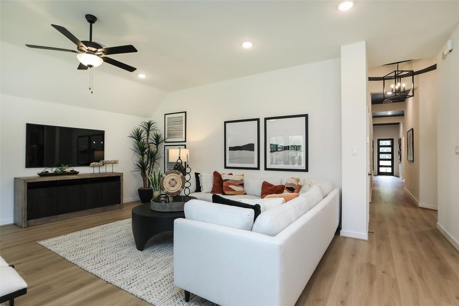 Furnished interior view inside a new home in Roman Forest, New Caney (Image 22).