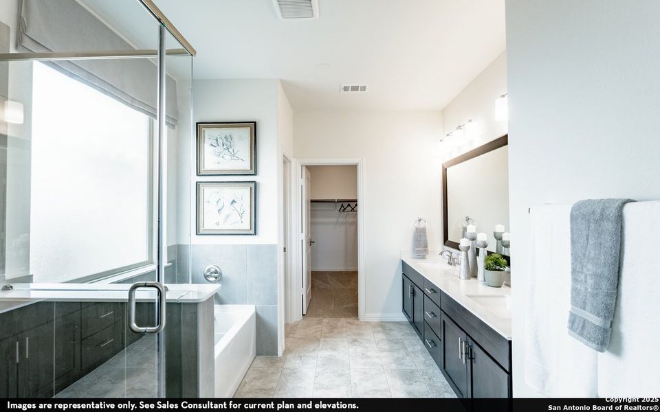 Furnished interior view inside a new home in The Woodlands at Medina Hills, Mico (Image 6). Furnished interior view inside a new home in The Woodlands at Medina Hills, Mico (Image 6).