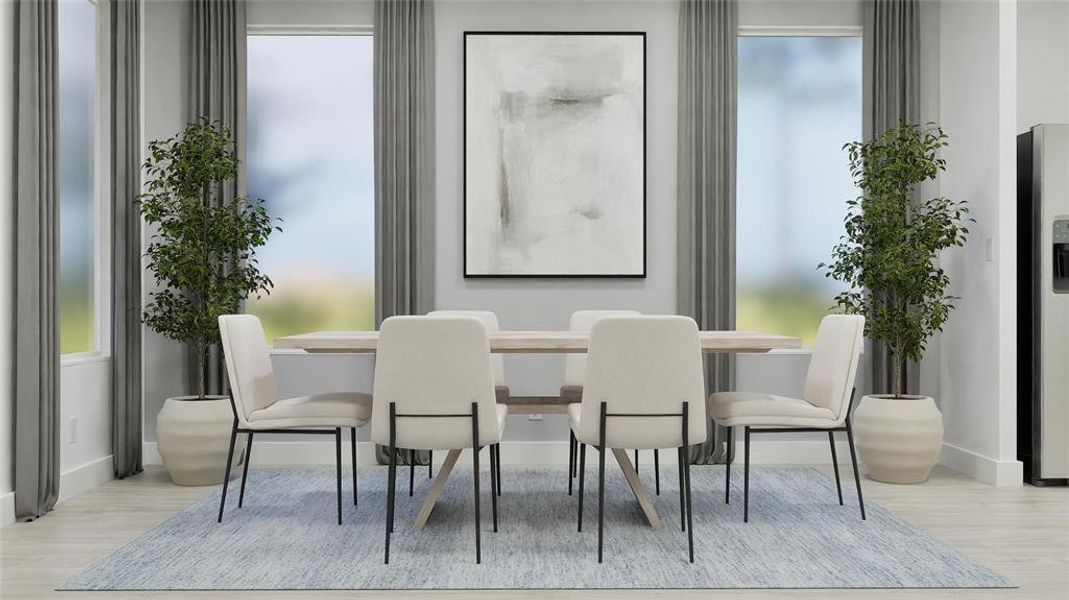 Furnished interior view inside a new home in , Pilot Point (Image 7).