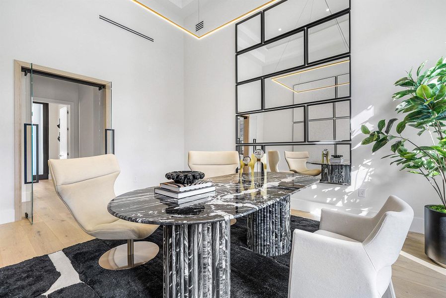 Furnished interior view inside a new home in , Delray Beach (Image 46).