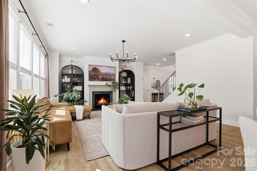 Furnished interior view inside a new home in Falls Cove, Troutman (Image 7).