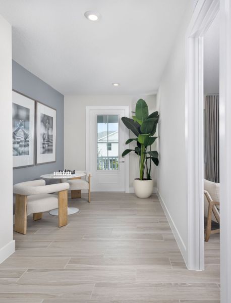Representative furnished interior of a home built from the Seaside by Mattamy Homes in Newfield, Palm City (Image 24).