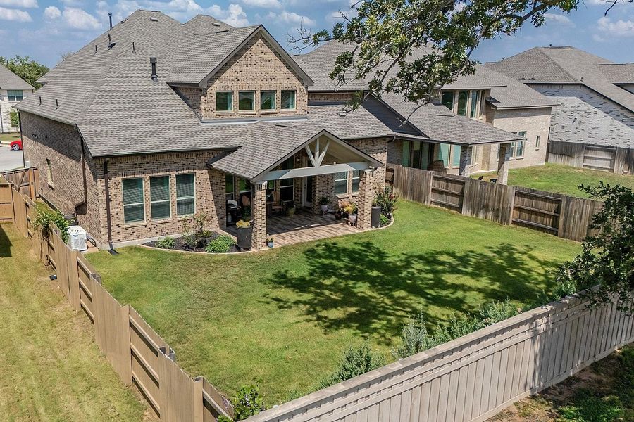 Aerial View of Back of Home Aerial View of Back of Home