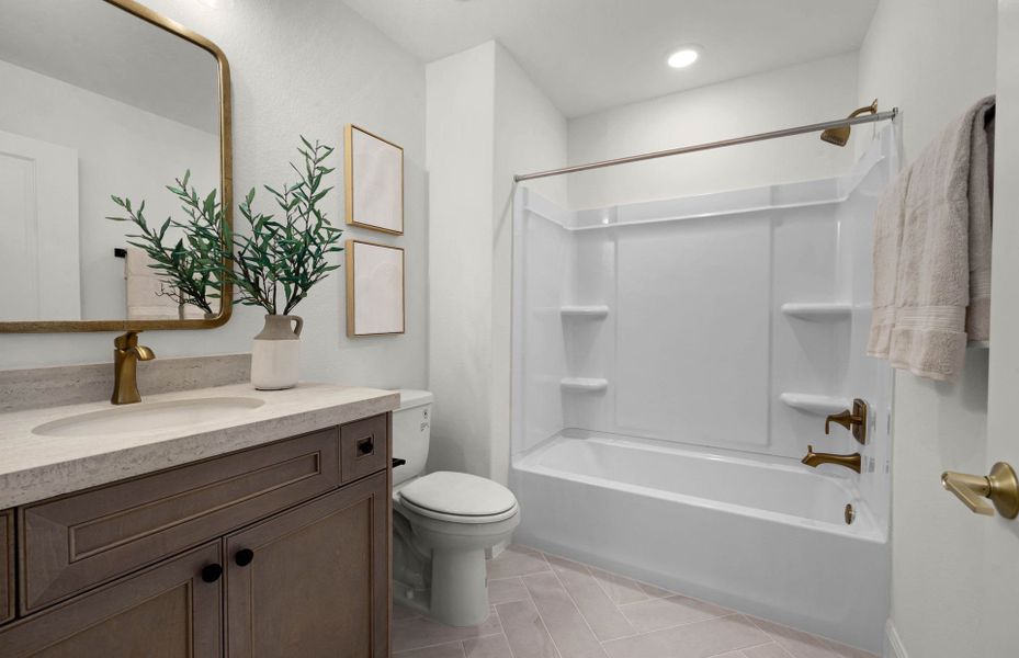 Representative furnished interior of a home built from the Mystique by Del Webb in Del Webb New Braunfels at Veramendi, New Braunfels (Image 57).