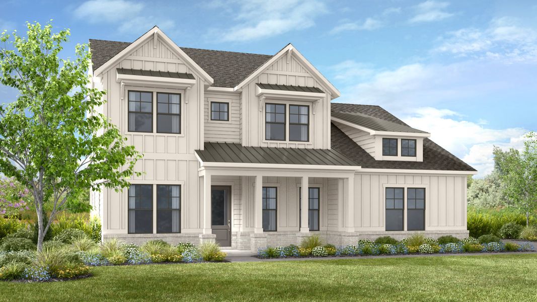 Representative exterior photo of a completed home built from the Napa by Taylor Morrison in Wayt Farm, Cumming, GA (Image 22).