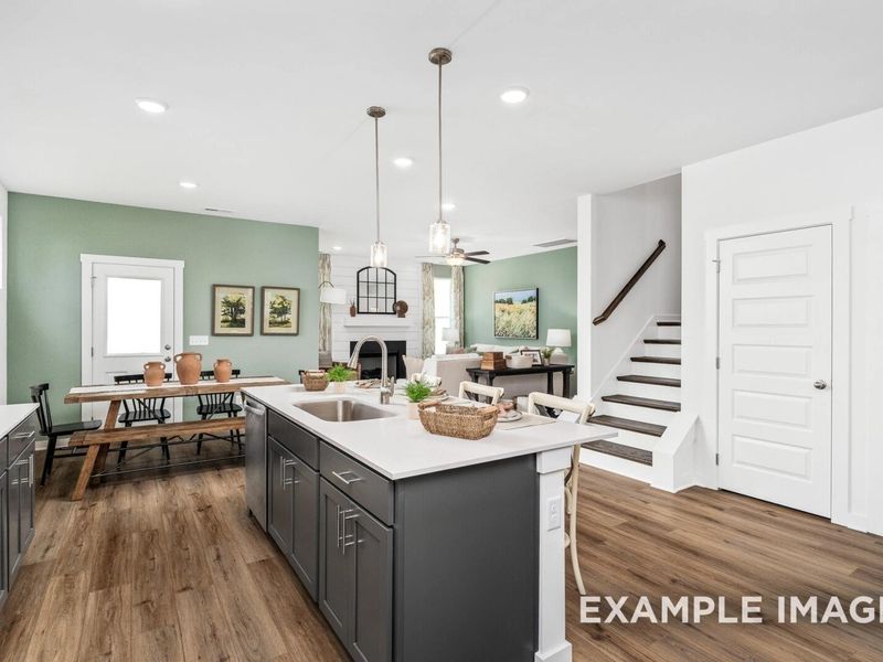 Furnished interior view inside a new home in Woods Crossing, Gallatin (Image 44).