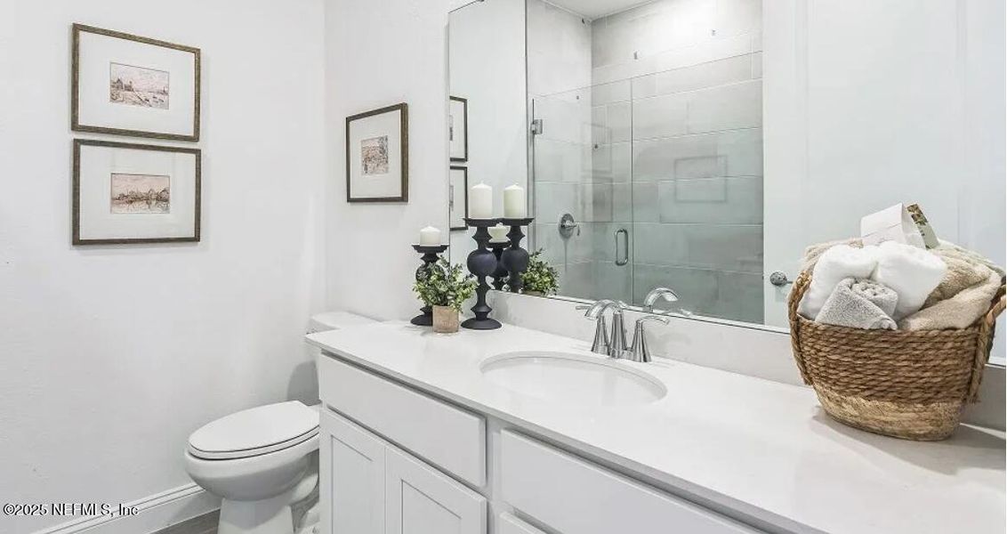 Furnished interior view inside a new home in Edenbrooke at Hyland Trail | 55+: Edenbrooke at Hyland Trail 60s, Green Cove Springs (Image 14).