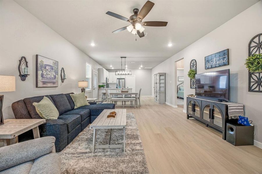 Furnished interior view inside a new home in , Granbury (Image 27).