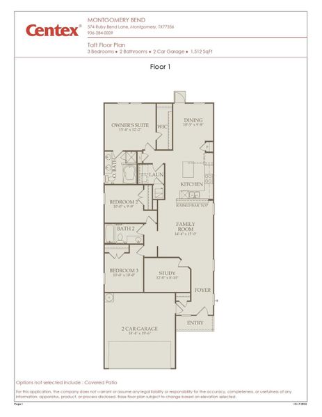 2D floor plan layout of this home in Montgomery Bend, Montgomery, TX (Image 2). 2D floor plan layout of this home in Montgomery Bend, Montgomery, TX (Image 2).