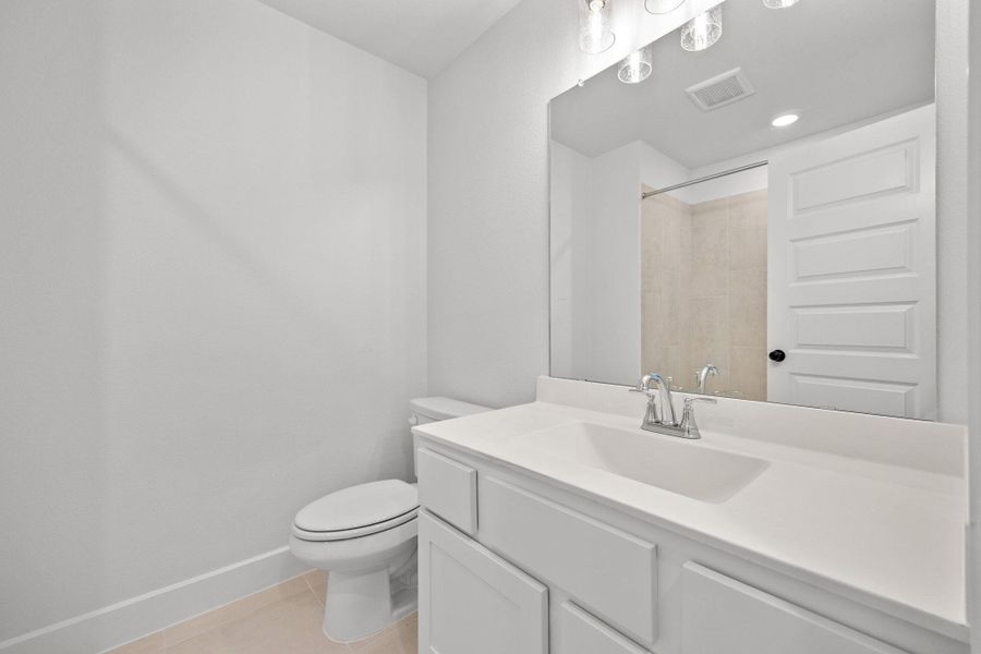 Furnished interior view inside a new home in Parmer Ranch - 40', Georgetown (Image 8). Furnished interior view inside a new home in Parmer Ranch - 40', Georgetown (Image 8).