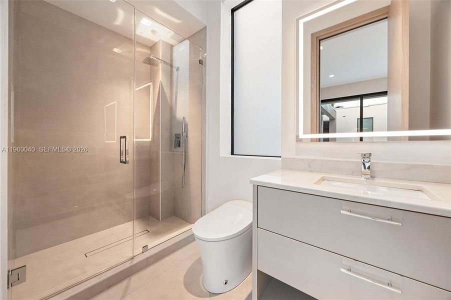 Furnished interior view inside a new home in , Miami (Image 47). Furnished interior view inside a new home in , Miami (Image 47).