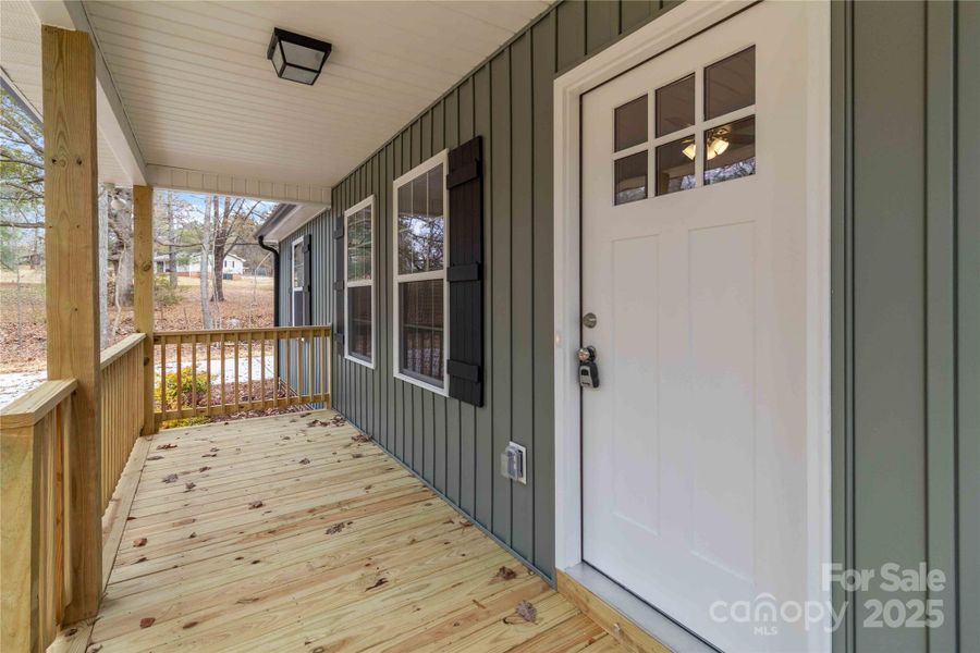 Exterior details and patio area of a home in , Clover (Image 17). Exterior details and patio area of a home in , Clover (Image 17).