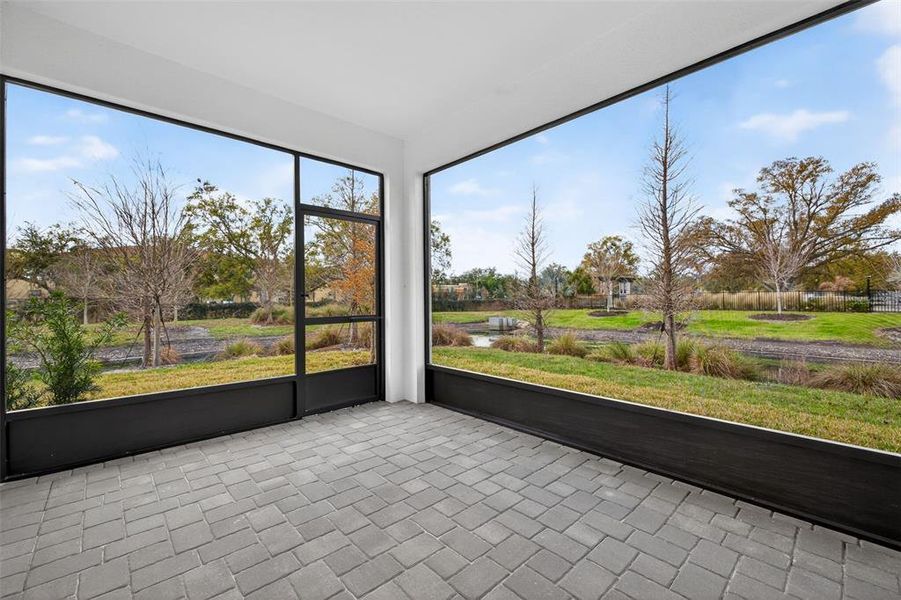 Exterior details and patio area of a home in Bloomingdale Townes, Brandon (Image 4).